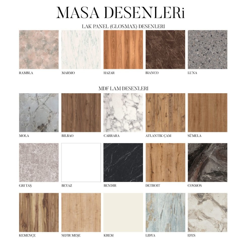 Foster Masa & Sandalye Takımı 04